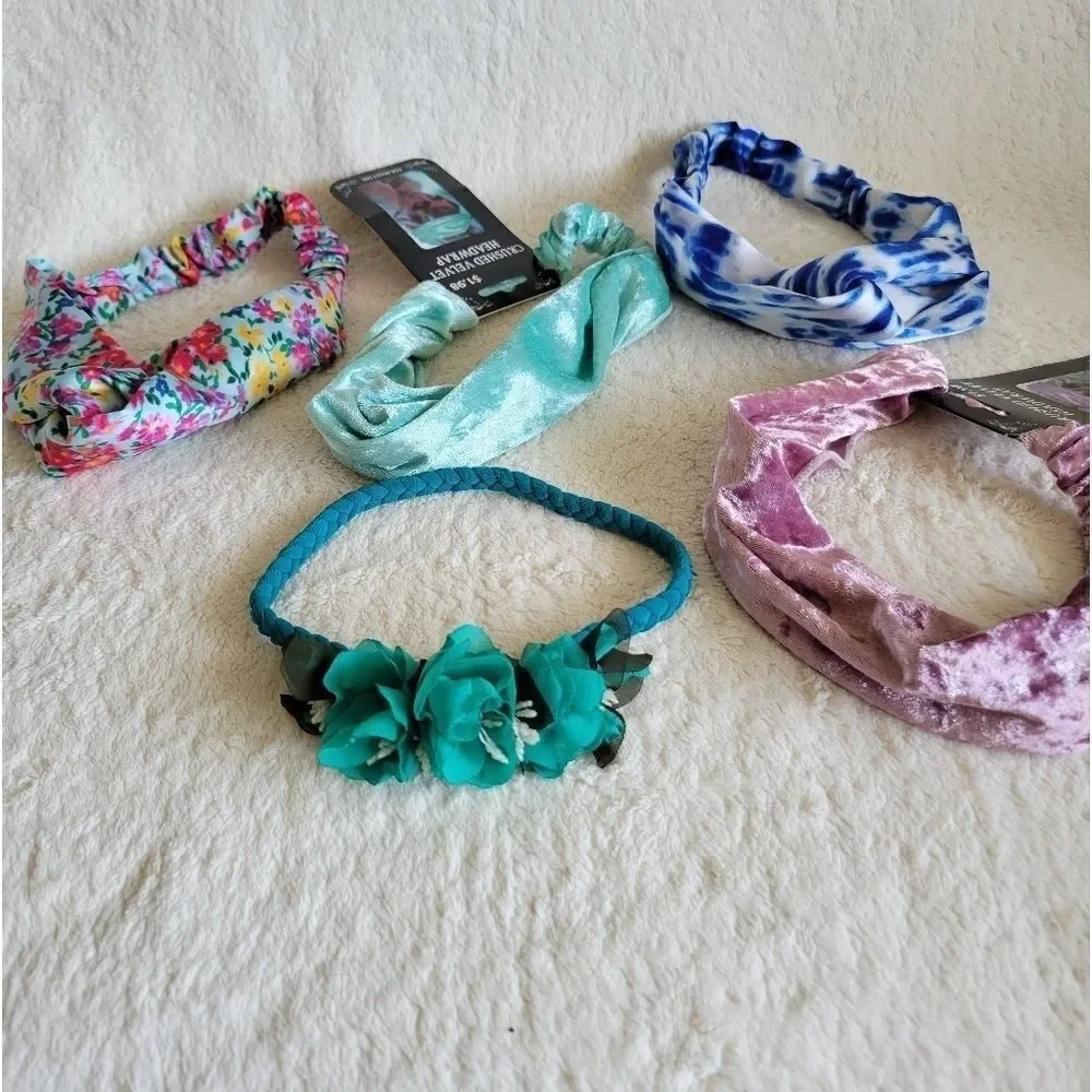 Women's headbands bundle 5 total